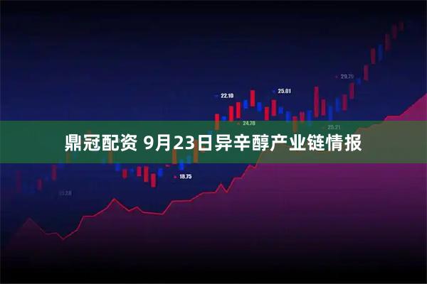 鼎冠配资 9月23日异辛醇产业链情报